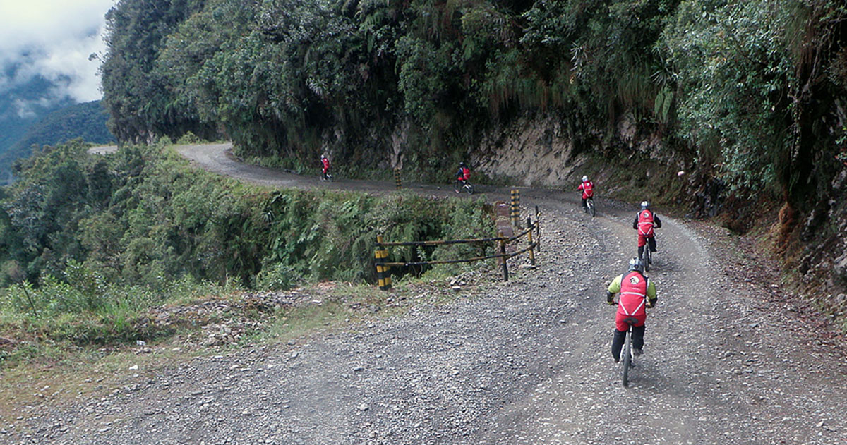 Death Road met de mtb, Bolivia