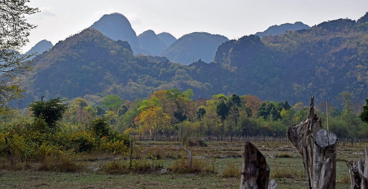 Fraaie natuur in Hin Bun National Park.