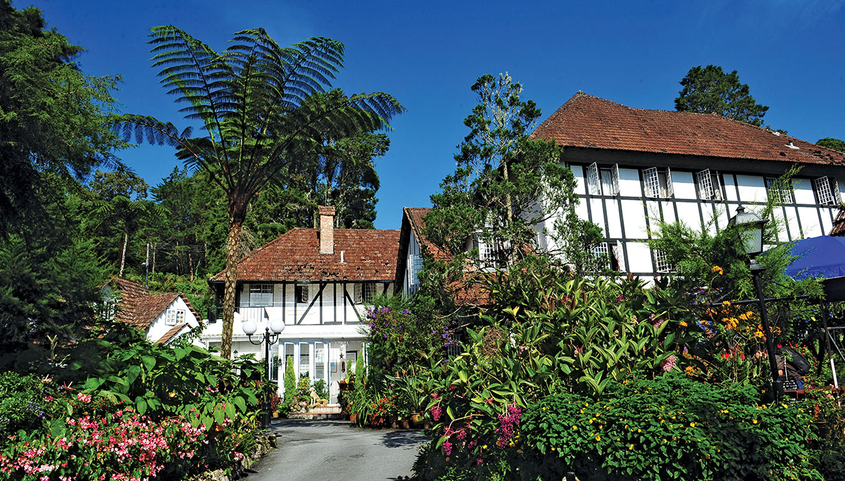 Fraai wit huis bij de Cameron Highlands