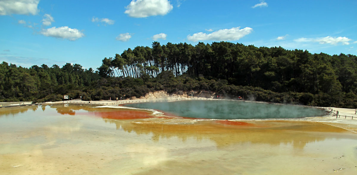 geisers bij rotorua, Nieuw-Zeeland