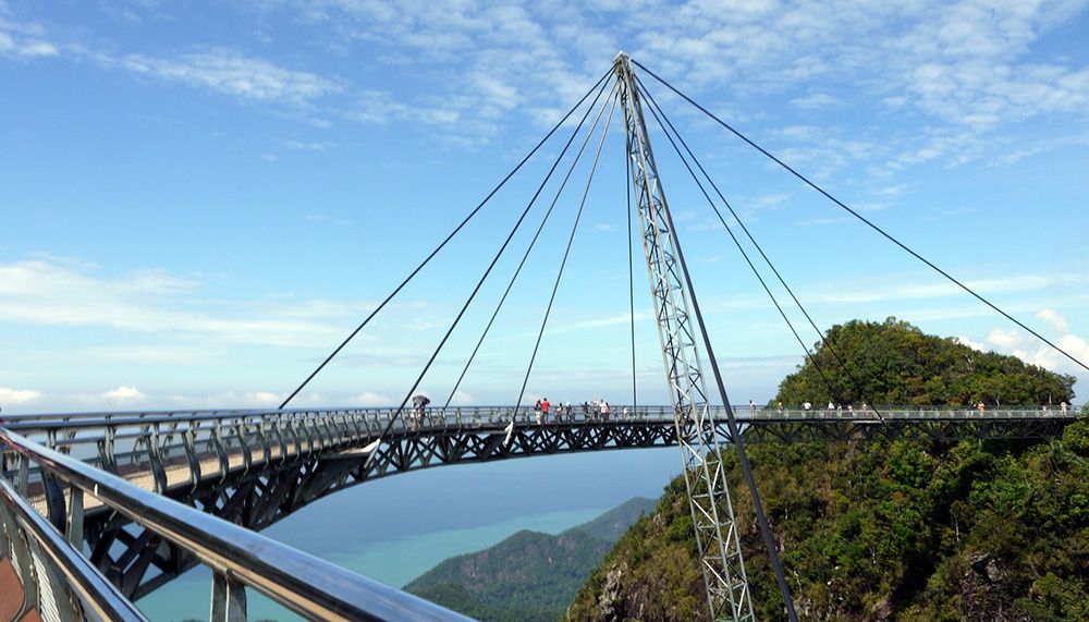 Loopbrug in Langkawi, Maleisië