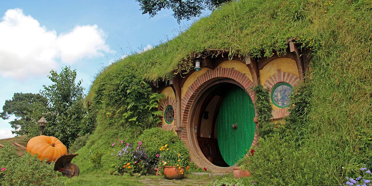 Hobbiton op Noordereiland van Nieuw-Zeeland