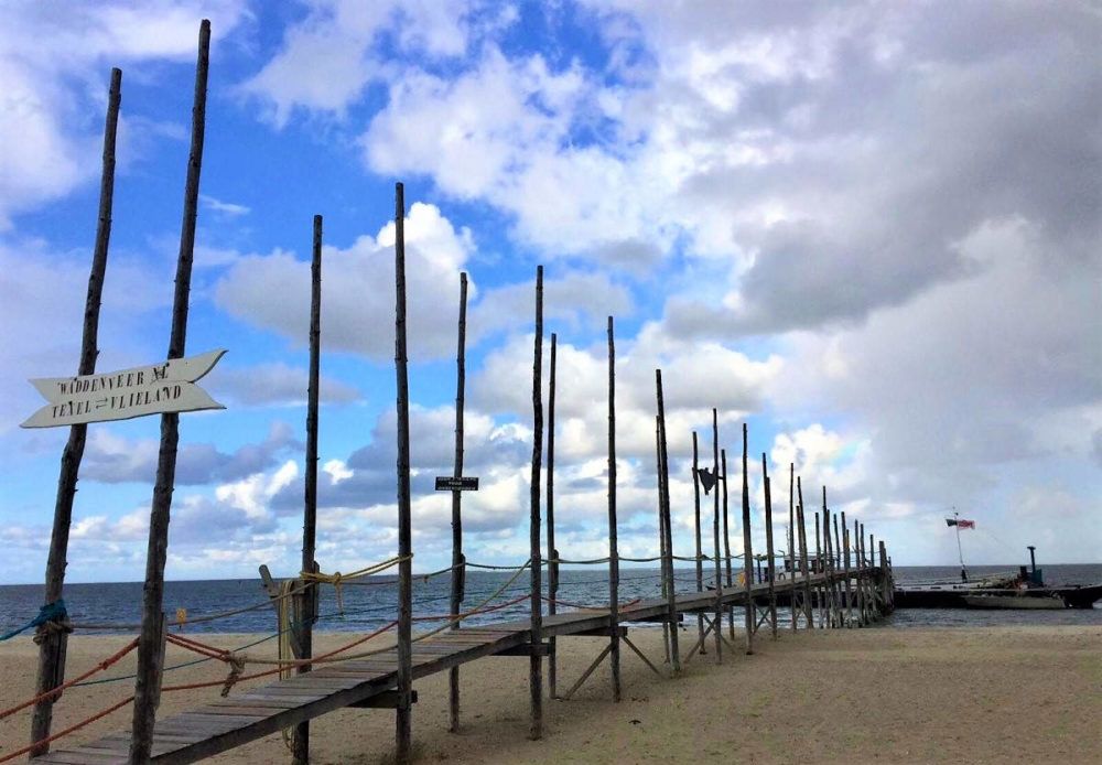 Waddenveer Texel naar Vlieland, de eerste overtocht op de wadden.