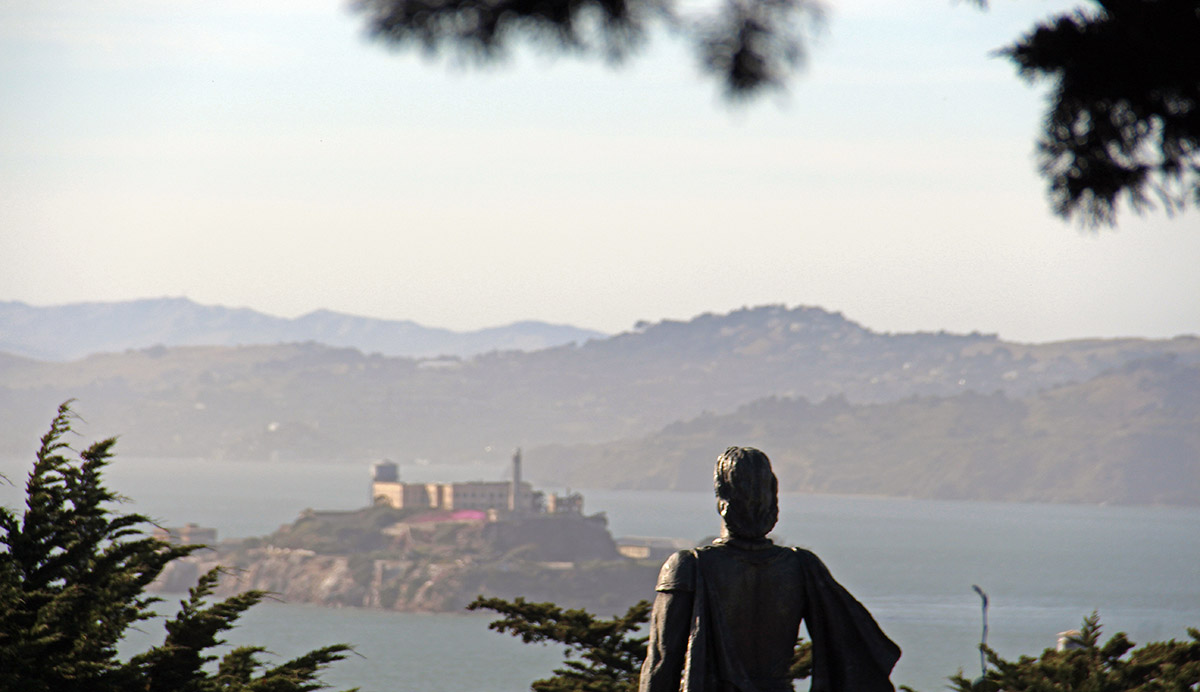 Uitzicht op Alcatraz