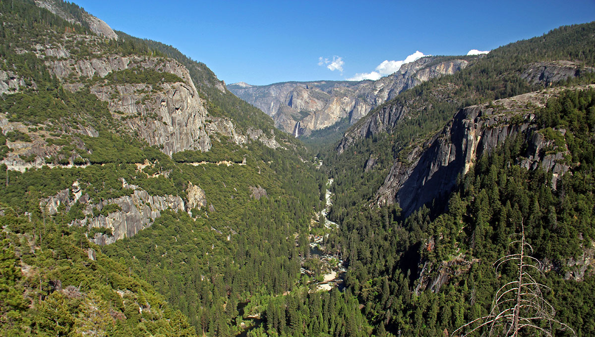 Uitzicht op de Yosemite Valley