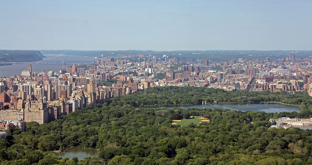 Uitzicht op Central Park