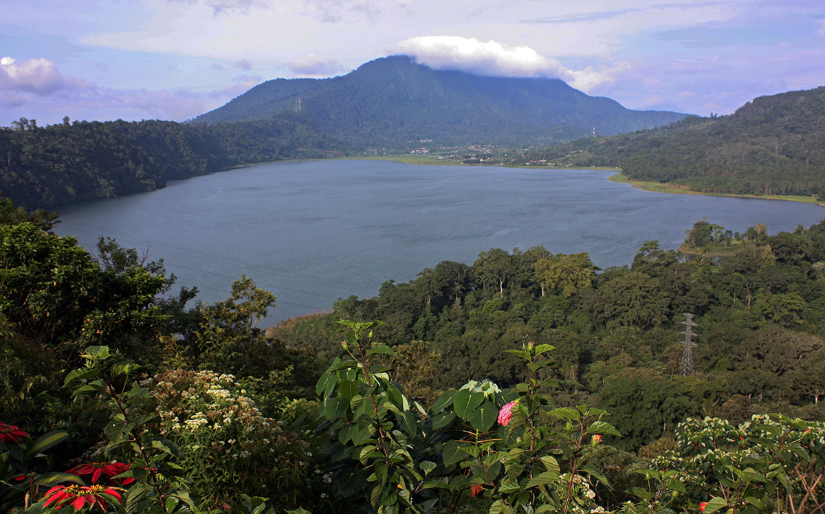 Wandelen op Bali levert je mooie vergezichten op.