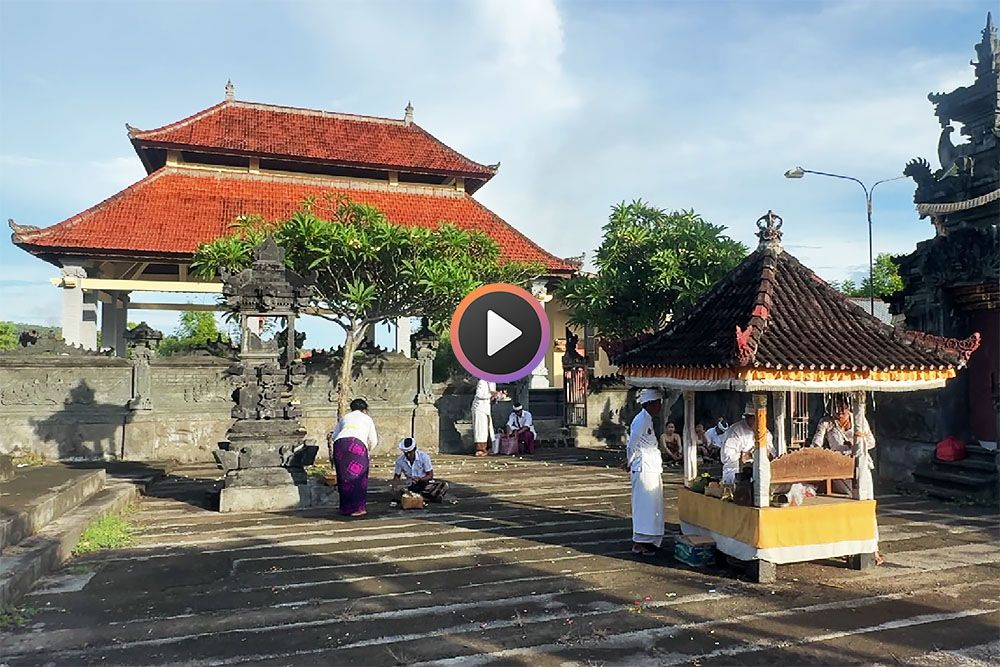 Hindoetempel in Tulamben op Bali