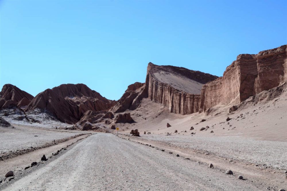 Het landschap in Valle de la Luna is imponerend.