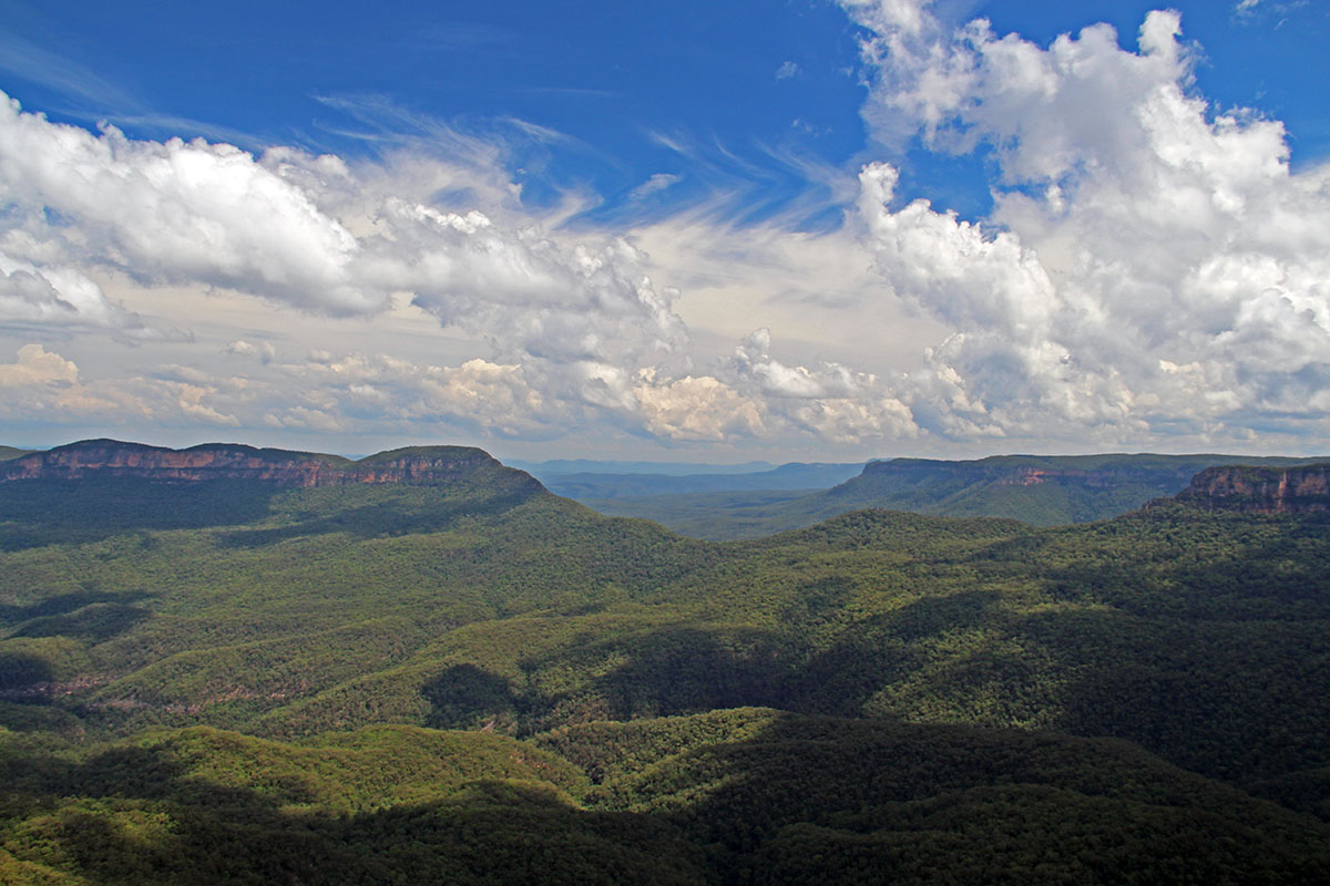 Blue Mountains bij Sydney, Australië