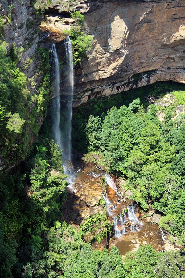 waterval in de Blue Mountains