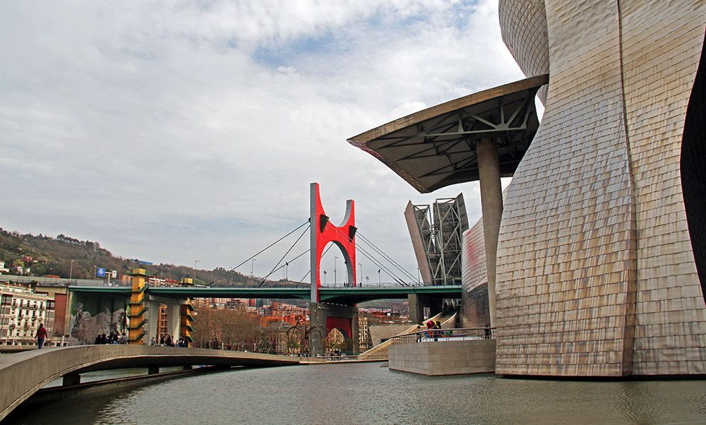 Het Guggenheim museum in Bilbao