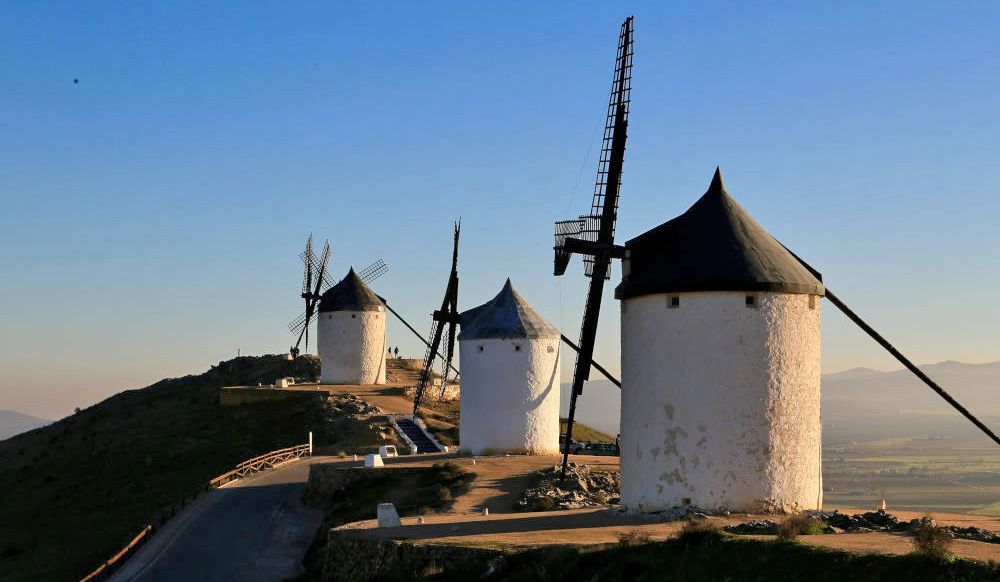 De witte molens van Spanje