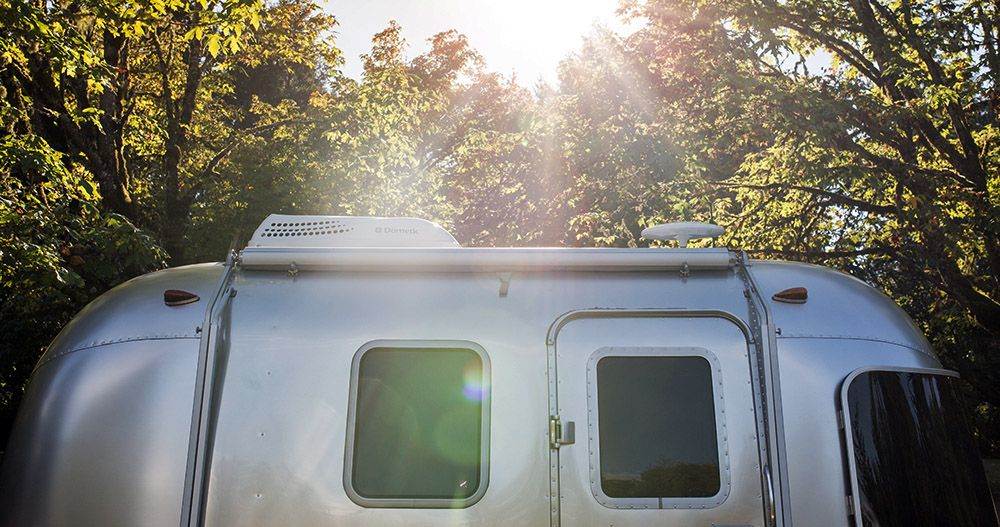 Airstream camper van