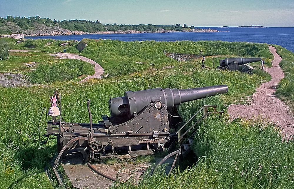 Het eiland Suomenlinna in Helsinki