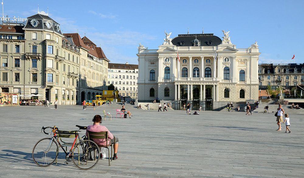 Operahuis in Zürich, Zwitserland