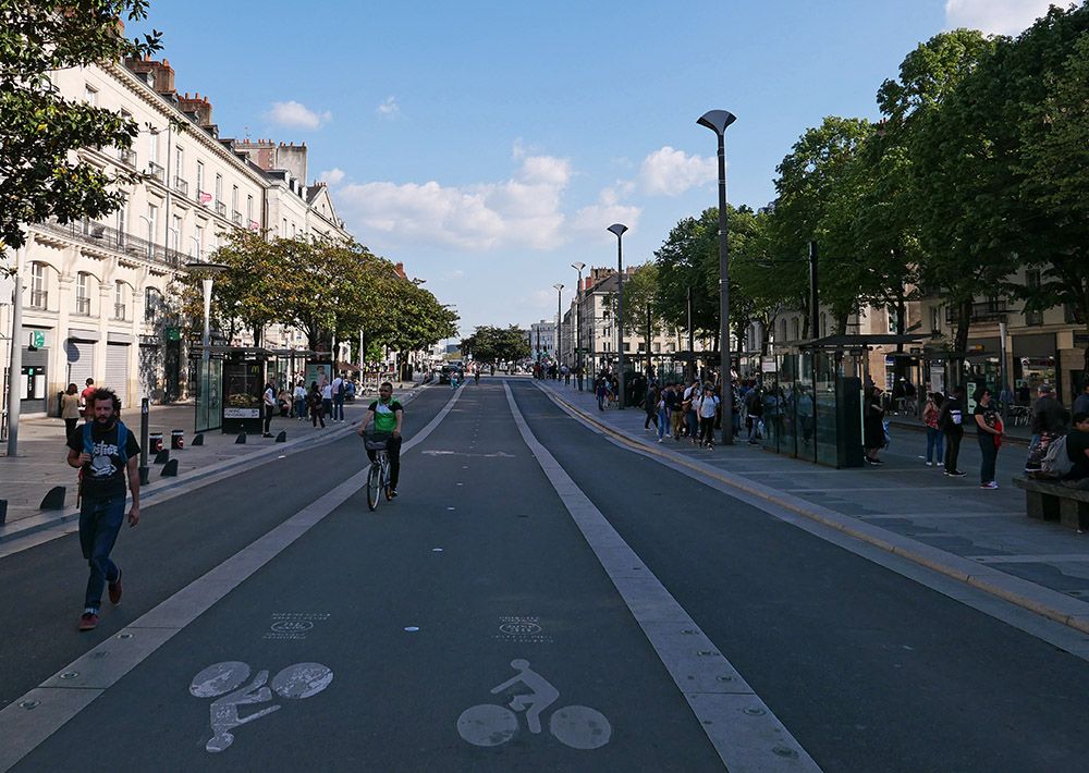 In Nantes kun je fantastisch fietsen en wandelen