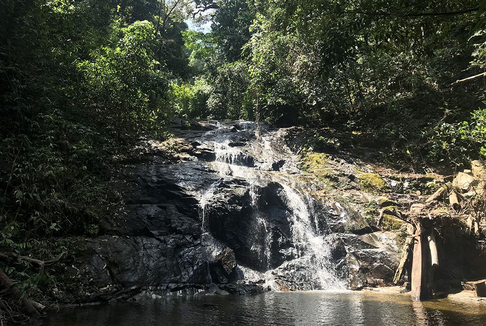 Ton Chong Fa waterval bij Khao Lak in Thailand