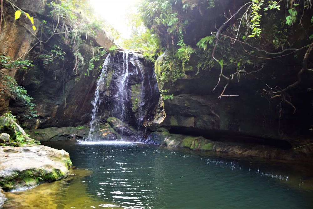 Waterval bij Isalo, Madagaskar