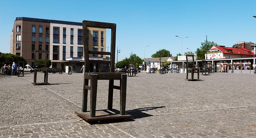 heldenplein in Krakau, Polen