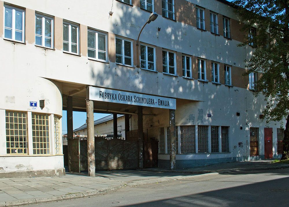 Schindler's fabriek in Krakau, Polen