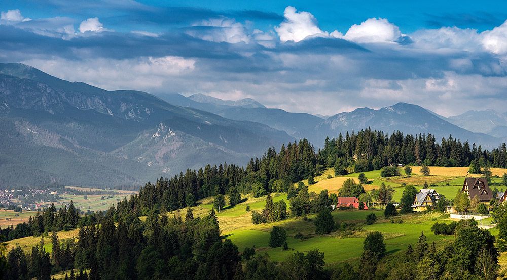 De Karpaten in Polen