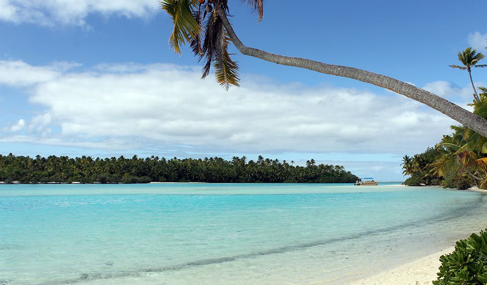 one foot island, aitutaki, Cookeilanden