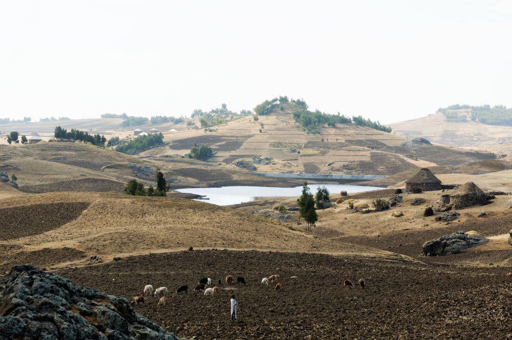 Een trekking bij Lalibela in Ethiopië