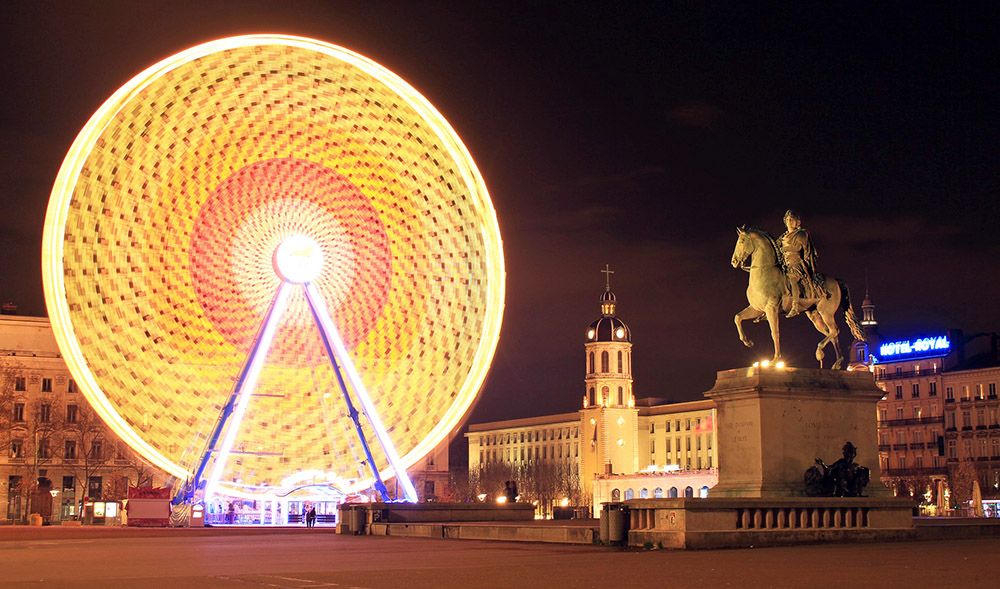 Place Bellecour in Lyon