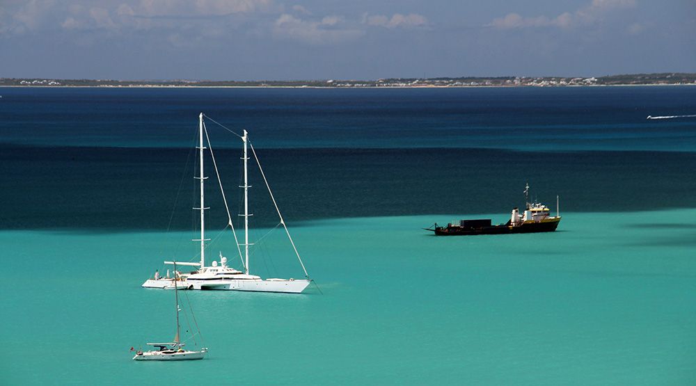 baai bij Sint Maarten