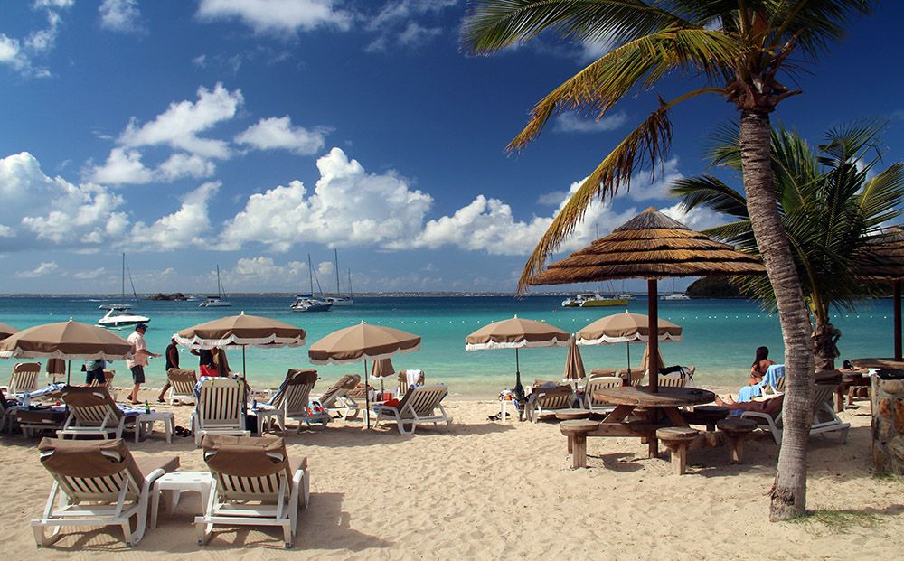 Strand bij Anse Marcel