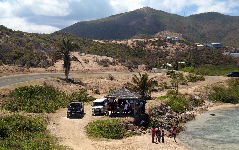 het binnenland van Sint Maarten