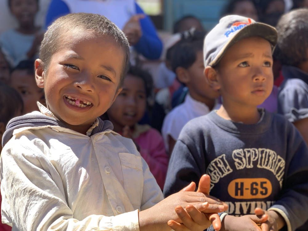 Kinderen in Madagaskar