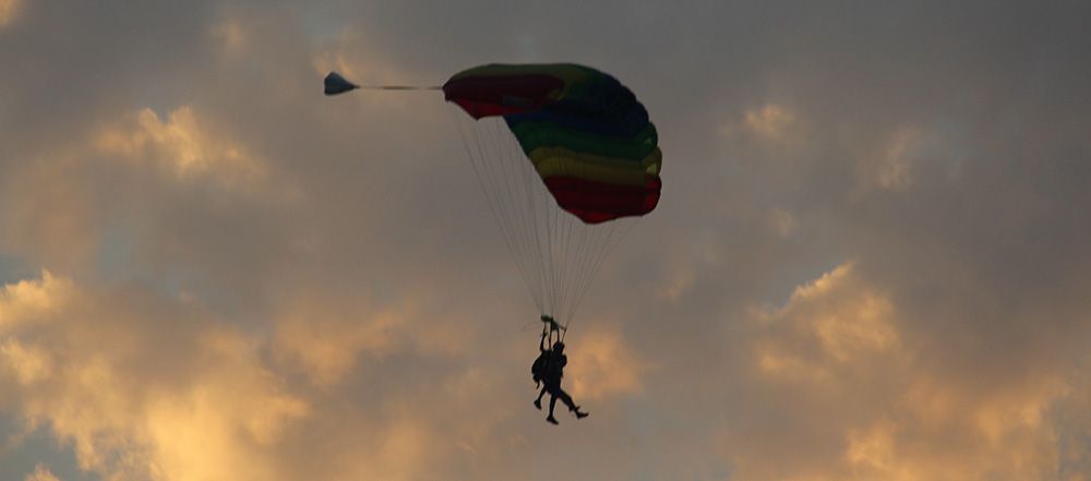 Parachutespringen in Dubai