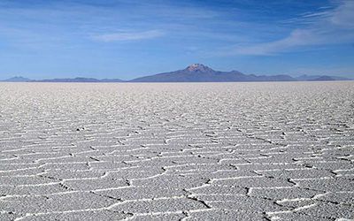 Het zoutmeer van Uyuni