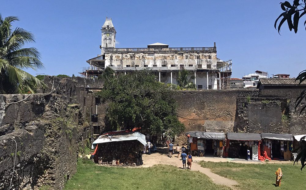 het oude fort in Stone Town, Zanzibar