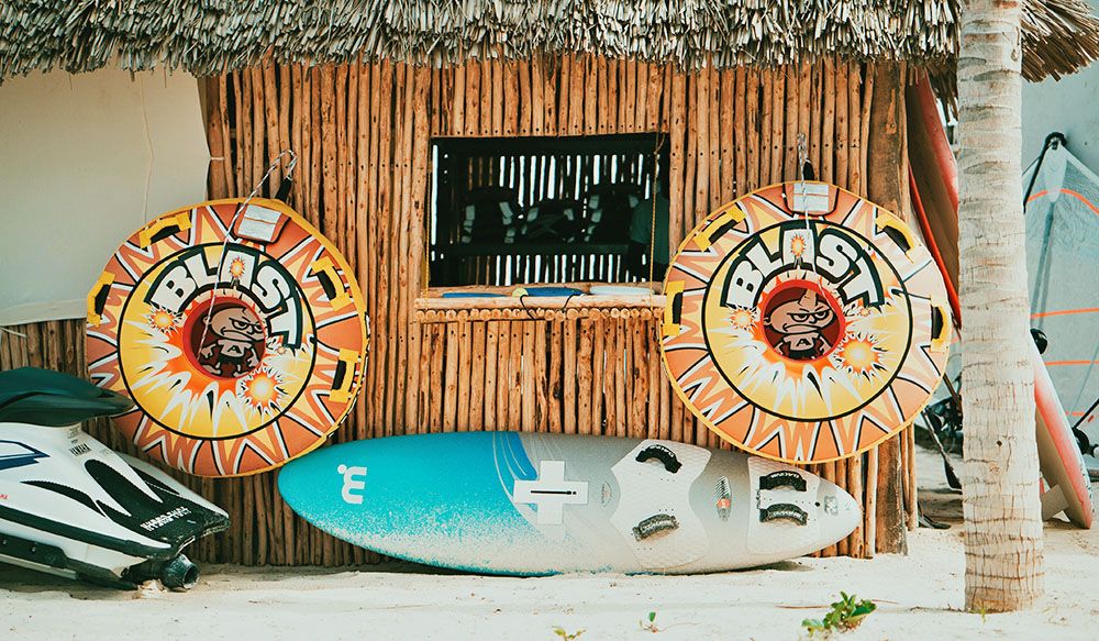 Watersportcentrum op Zanzibar