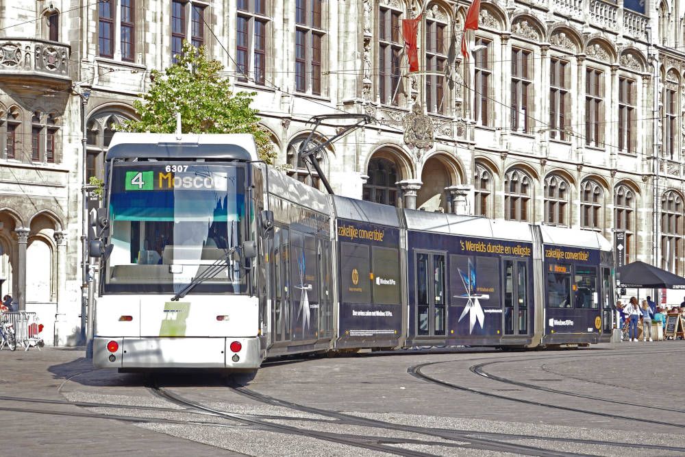 Tram in Gent, België