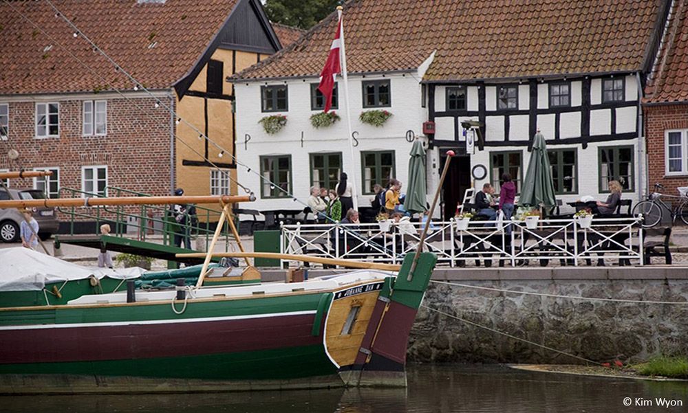 stedentrip naar Ribe - terras aan het water