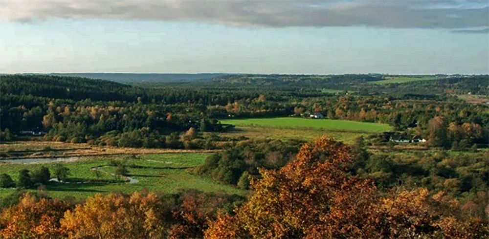 Gjern Bakker bij Silkeborg, Denemarken