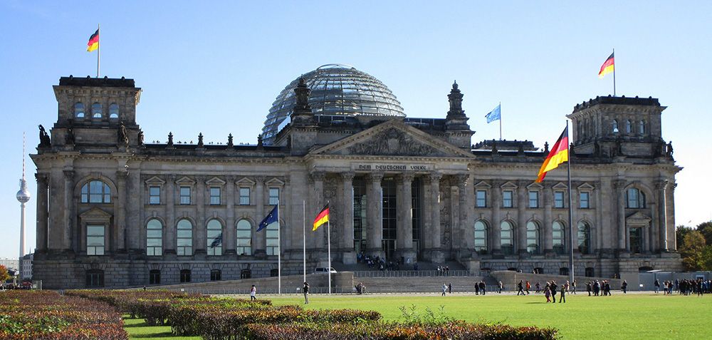 Reichstag (Bondsdag) in Berlijn