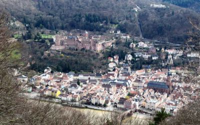 De Filosofenweg in Heidelberg: prachtig uitzicht op stad en kasteel