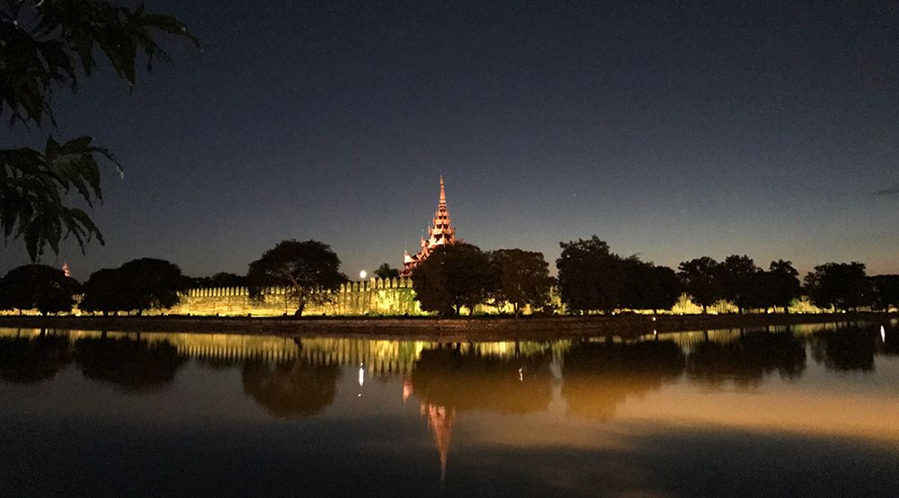 koninklijk paleis in Mandalay