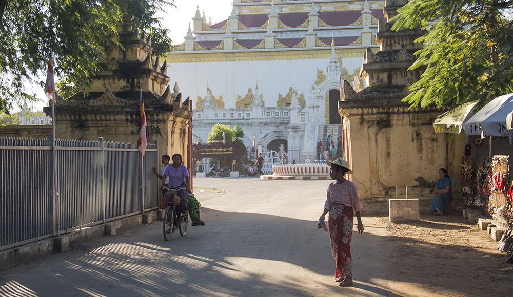 straatbeeld in Mandalay