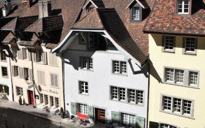 Aarau, historische stad van de “dakhemels”