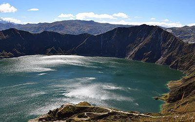 Het meer van Quilotoa