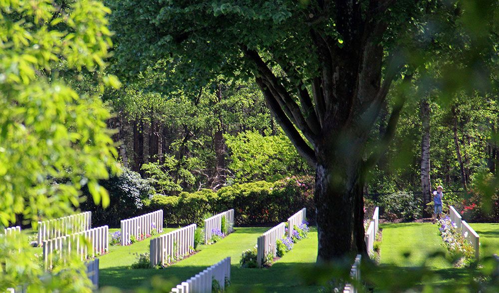 Canadese begraafplaats bij de Holterberg