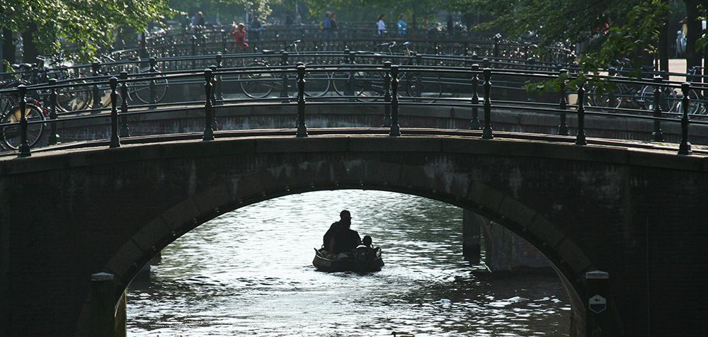 gracht in Amsterdam