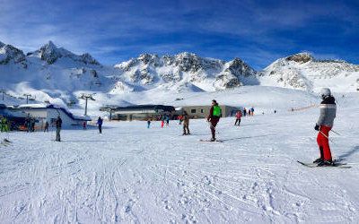 Wintersport in het Stubaital