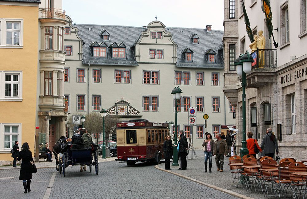 historisch centrum van Weimar